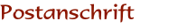 Postanschrift
